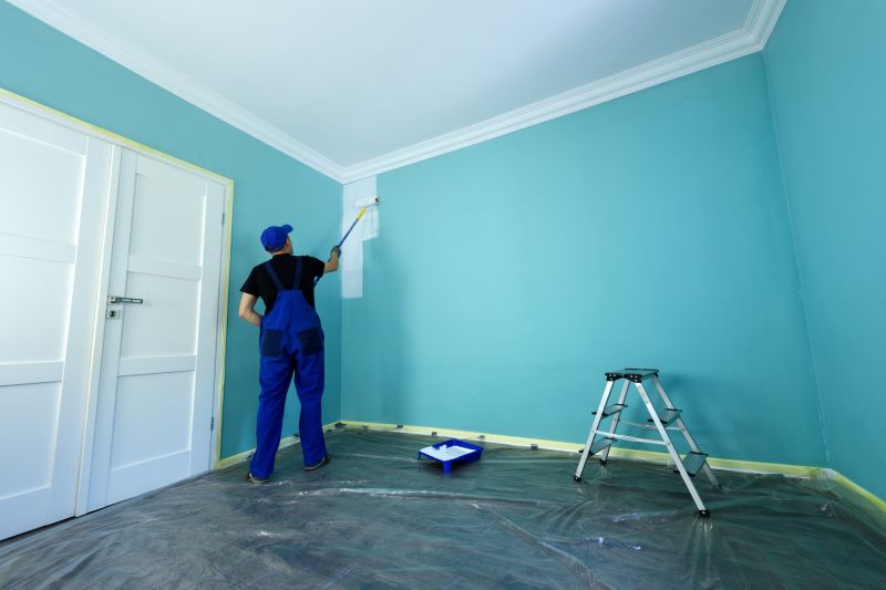Basement Wall Painting in Wilmington, NC