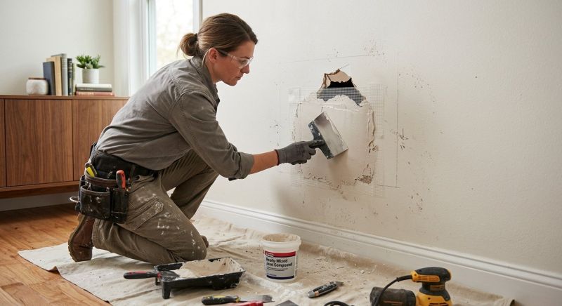 Bedroom Wall Repair in Wilmington, NC